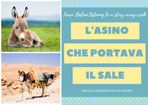 L'asino che portava il sale | Learn Italian reading and listening to story | Story for all levels and Kids