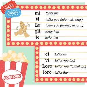 When and how do we use Gli piace and Le piace? Let's have a look a the indirect object pronouns.