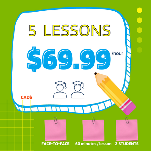 5 Lessons - Two Students - Learn Italian With ItalianSi